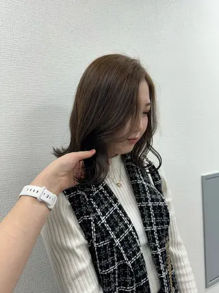 ミディアム カラー 🎀愛されgirly ヘア🫧Ayakaのヘアスタイル