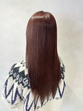 ロング カラー 大人レイヤー& 透明感カラー💄のヘアスタイル