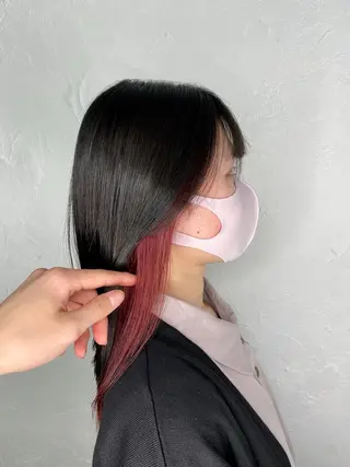 セミロング 北川 飛瑶のヘアスタイル