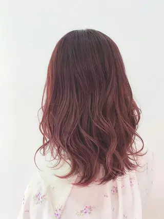 セミロング カラー Uni.所属・地毛風ストレート/ 髪質改善/榎本流行のヘアスタイル