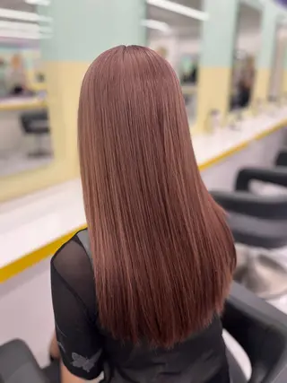 ロング カラー ハイトーンカラー 🦄レイヤーカットのヘアスタイル