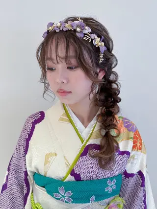 ロング ヘアアレンジ hair&make RabichePow所属・鈴木 香奈萌のヘアスタイル