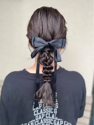 ロング ヘアアレンジ 沢田 瞳のヘアスタイル