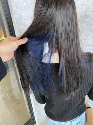 セミロング カラー Kobayashi ハイライト/ショートのヘアスタイル