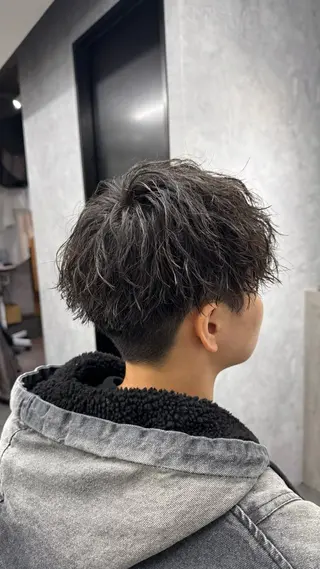 ショート パーマ メンズ 🐬AYAKA🐬/ 新宿/メンズ/パーマのヘアスタイル