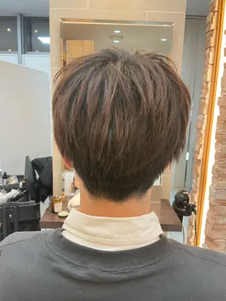 ショート 新籾 尚哉のヘアスタイル