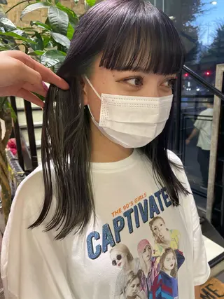 セミロング 艶カラー/eye 🫧ྀི/栞のヘアスタイル