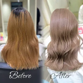 ロング カラー 透明感カラー/ kazusaのヘアスタイル