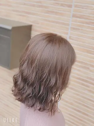 セミロング ank classic hair【アンククラシックヘアー】所属・バレイヤージュ ハイライト　齋藤祐哉のヘアスタイル