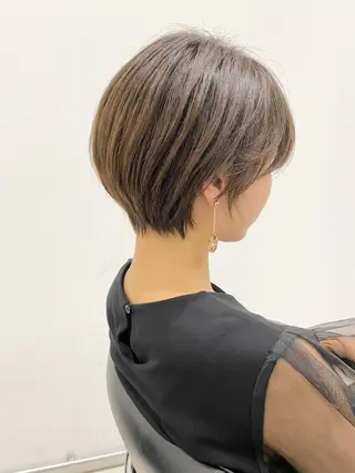 ショート カラー ヘアアレンジ 似合わせ専門美容師 なかじまのヘアスタイル