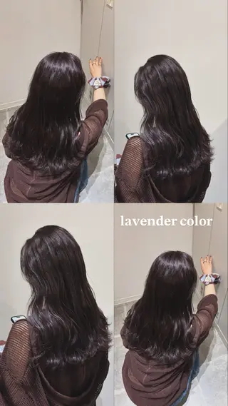 ロング 💞韓国カラー💞 あやかのヘアスタイル