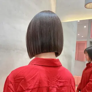 ショート Misaki /ボブ/縮毛矯正のヘアスタイル