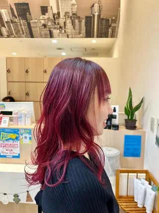 ロング カラー メンズカット／パーマ 牛尾丈のヘアスタイル