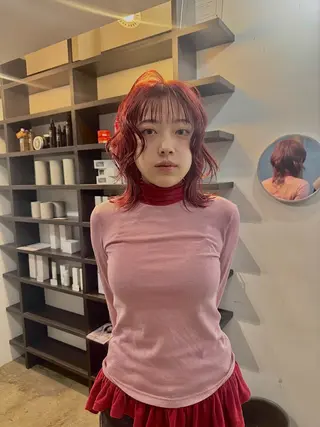 ミディアム カラー ヘアアレンジ 🪽似合わせカラー RENA.🪽🩶のヘアスタイル