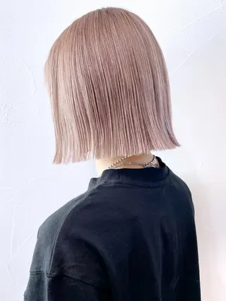 ミディアム カラー パーマ ヘアアレンジ ITbyALBUM 浦和店のヘアスタイル