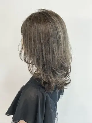 ミディアム 常山 篤志のヘアスタイル