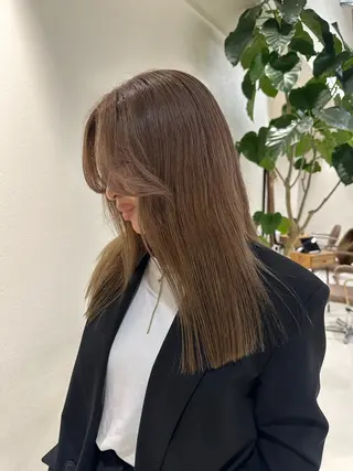 ミディアム カラー Liru:smart salon/茅ヶ崎のヘアスタイル