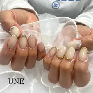 ミディアム UNE.【ユヌ】 Jr.NANAのネイルデザイン
