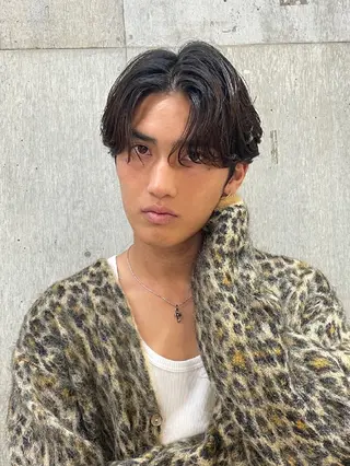 ミディアム パーマ fifth/渋谷/ パーマ/イクミのヘアスタイル