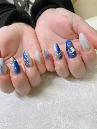 セミロング JNA認定講師🌸 RIEのネイルデザイン