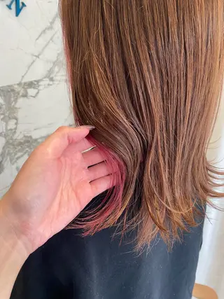 ミディアム POCKET  いわき店所属・諸橋 美波のヘアスタイル