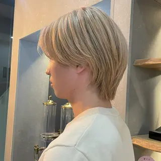 カラー メンズ 韓国レイヤー/髪質 改善🎀ちなみのヘアスタイル