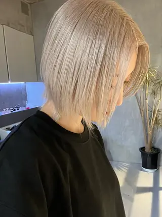 ショート カラー ヘアアレンジ ショートヘア原宿 fifth コシのヘアスタイル