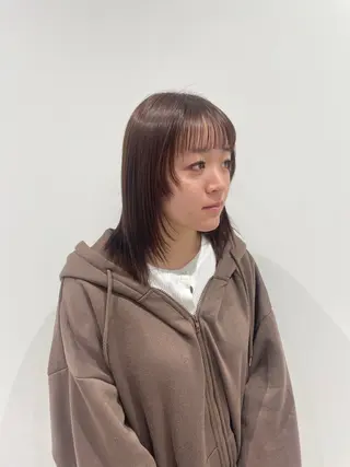 ミディアム 髪質改善✨艶カラー 🎀moka🎀のヘアスタイル