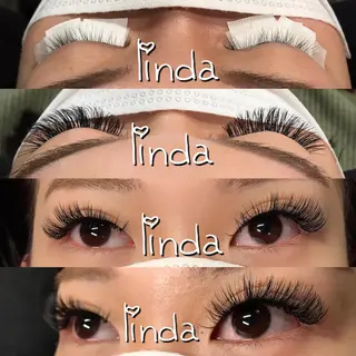 マツエク・マツパ linda lashesのマツエク・マツパデザイン