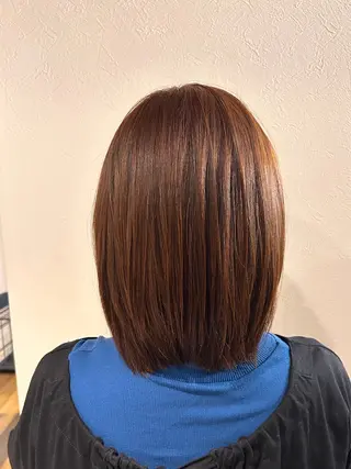 ミディアム カラー canonart上田 里恵のヘアスタイル