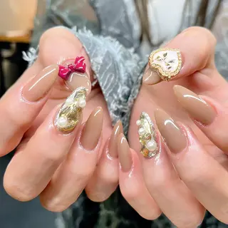 ネイル 🎀NAIL🎀 AI🪄︎︎◝✩のネイルデザイン