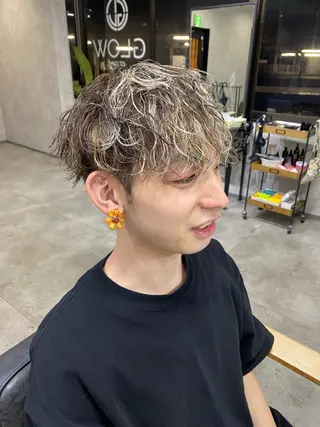 カラー パーマ メンズ 【メンズ専門】中本 翔大のヘアスタイル