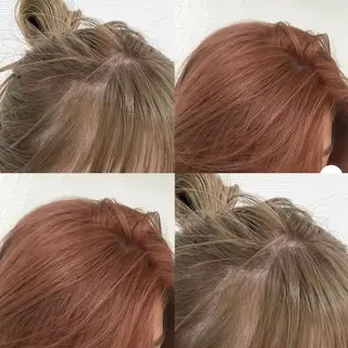 セミロング カラー ヘアアレンジ アベ マコトのヘアスタイル