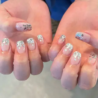 ネイル sio.nail&eyebrow salon shimokitazawa2号店所属・nailist mana𖤐´-のネイルデザイン