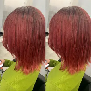 ミディアム ブリーチ無しカラー✨ 美鈴のヘアスタイル