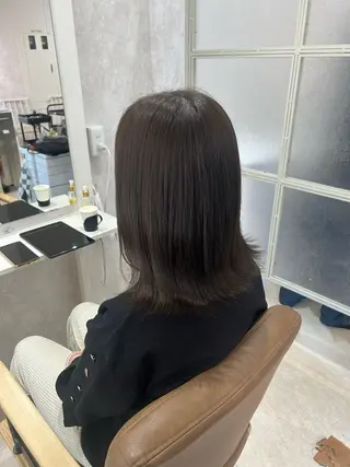 ミディアム カラー 💙まこと💙艶 カラー(Rico)のヘアスタイル