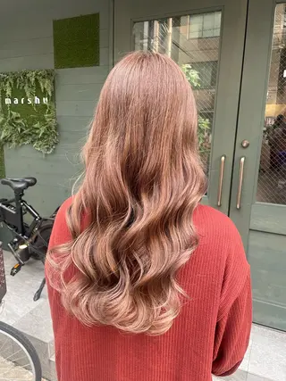 ロング カラー 石川 聖奈のヘアスタイル