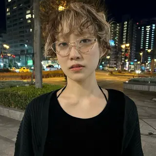 ショート パーマ ボブ/ショートボブ/ 岡山駅/別曽遥也のヘアスタイル