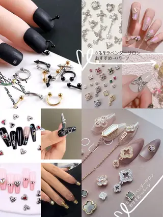 ネイル ラベンダー💖日暮里 ルル💖ネイルのネイルデザイン