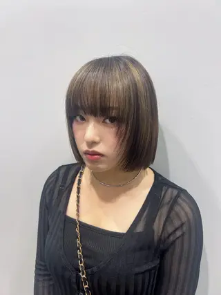 ショート カラー 田辺 湧愛のヘアスタイル