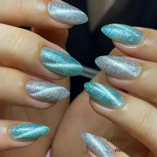 ミディアム Blanc ブランのネイルデザイン