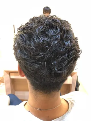 ショート パーマ メンズ メンズカット 三村洸斗のヘアスタイル