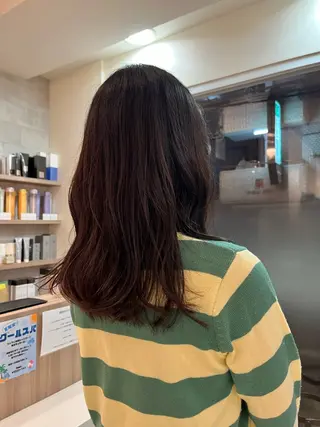 ミディアム 川崎 唯華のヘアスタイル