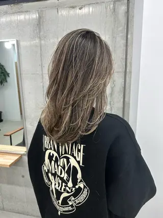 ミディアム CAMUE所属・髪質改善/縮毛矯正 ハイライトseiyaのヘアスタイル