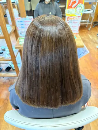 カラー 平塚 遥菜のヘアスタイル