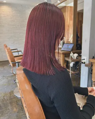 ミディアム カラー 西原 大智のヘアスタイル