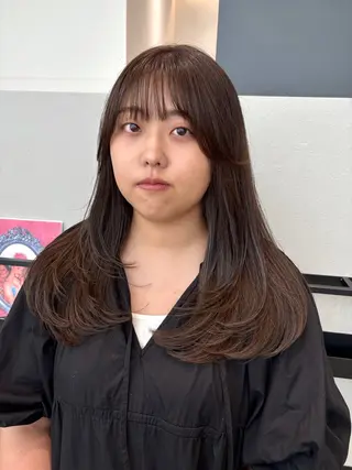 セミロング カラー 透明感カラー/ レイヤーkotonoのヘアスタイル