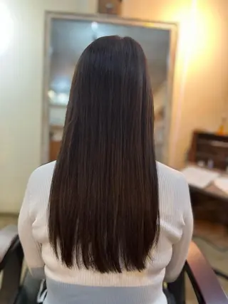 ロング 松田 真のヘアスタイル