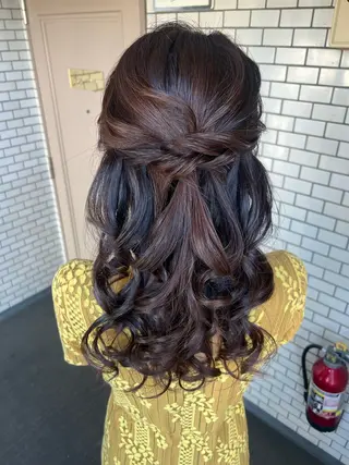 ヘアアレンジ 大人可愛いヘアメイク 💋🧚‍♀️しずかのヘアスタイル