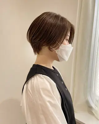 ショート カラー miku. 髪質改善/韓国のヘアスタイル